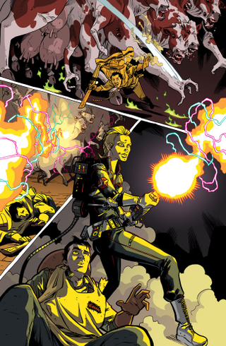 Illustration for article titled First Look At Time Traveling Ghostbusters And The New She-Buster